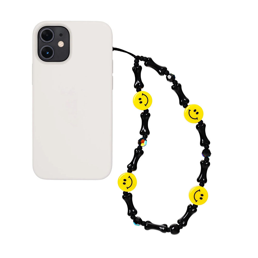 Wholesale Smiley Face Mobile Phone  Funny Bone Wristband Mobile Phone Chain